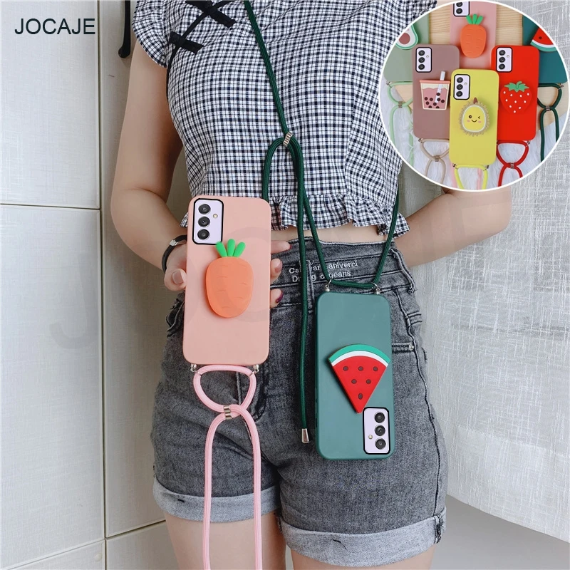 Crossbody Necklace Holder Stand Phone Case For Samsung Quantum 2 A82 S21FE S21 S20 Ultra A32 3D Cartoon Bracket Shockproof Cover
Crossbody Necklace Holder Stand Phone Case For Samsung Quantum 2 A82 S21FE S21 S20 Ultra A32 3D Cartoon Bracket Shockproof Cover