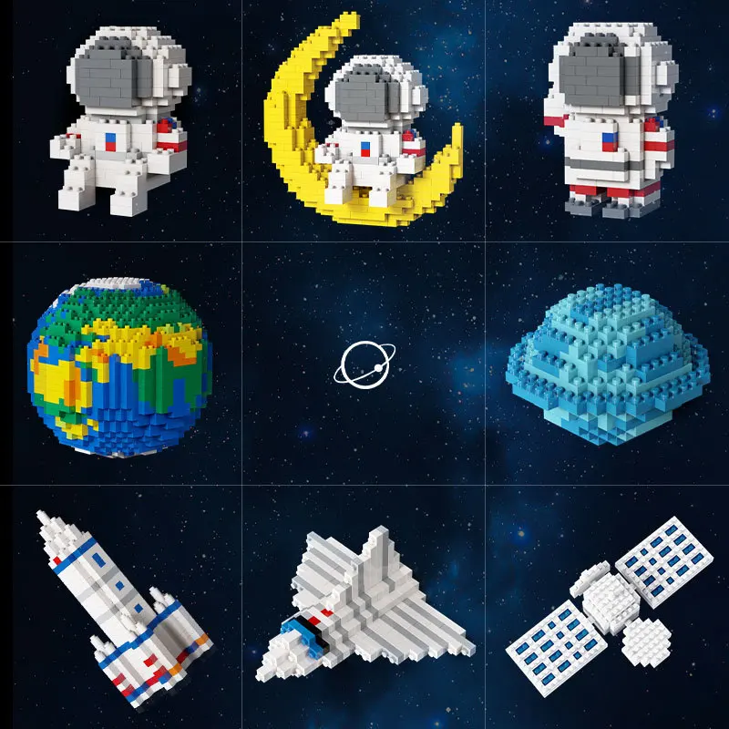 Space Adventure Astronaut Building Blocks Planet Earth 3D Model DIY Assembled Mini Diamond Bricks Toy Children Kid Gift Ornament
Space Adventure Astronaut Building Blocks Planet Earth 3D Model DIY Assembled Mini Diamond Bricks Toy Children Kid Gift Ornament