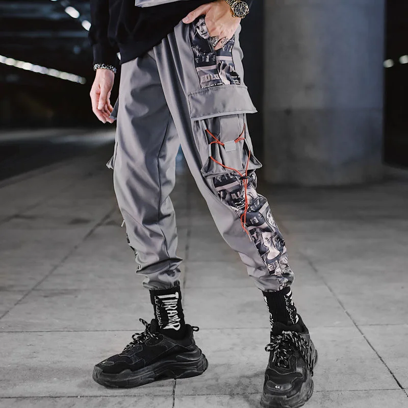 Men Black Joggers Pants Summer Mens Big Pockets Ankel Cargo Pants Male Spring Streetwear Overalls Sweatpants
Men Black Joggers Pants Summer Mens Big Pockets Ankel Cargo Pants Male Spring Streetwear Overalls Sweatpants