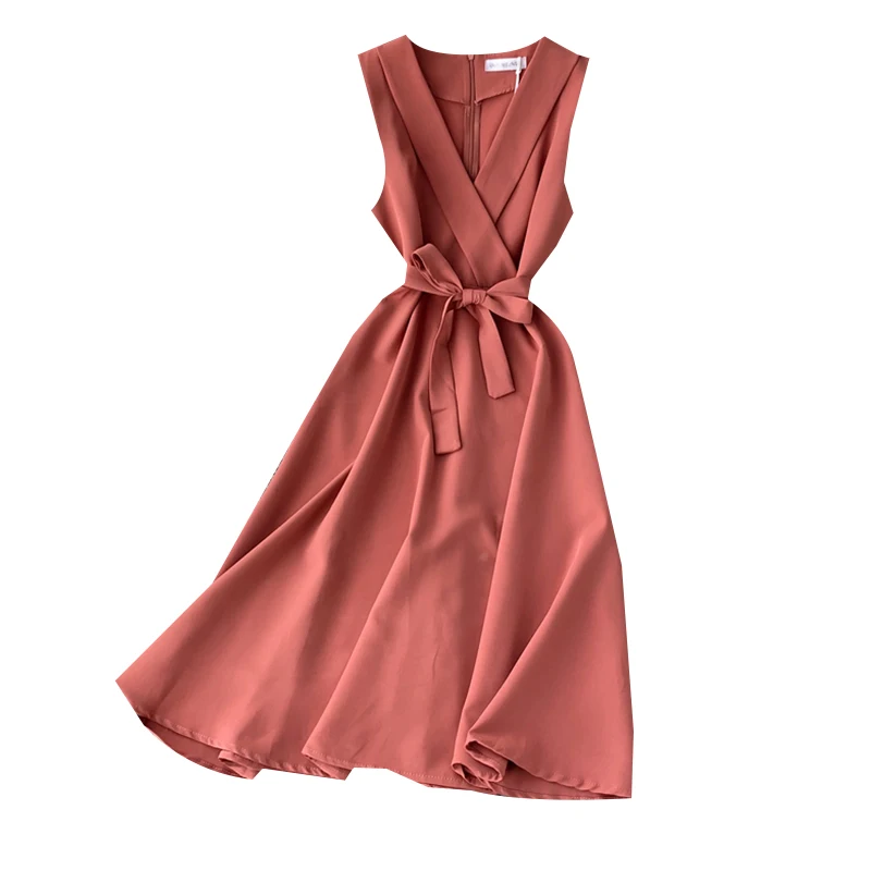 Smlinan Summer Vintage Midi Dress Women V Neck Sleeveless Bandage Office Dress Female Elegant Sexy Club Evening Party Dresses
Smlinan Summer Vintage Midi Dress Women V Neck Sleeveless Bandage Office Dress Female Elegant Sexy Club Evening Party Dresses