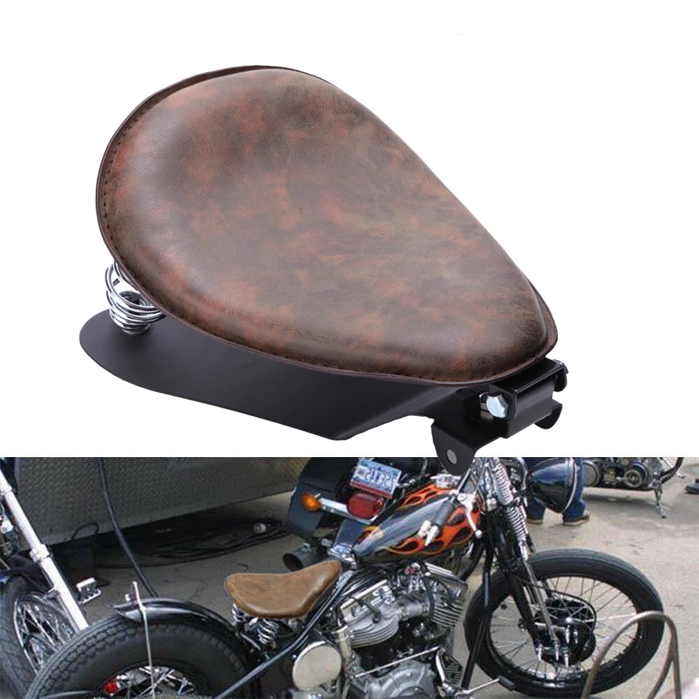 Motorcycle 3'' Spring Solo Mount Bracket Seat+ Seat Baseplate For Harley /Honda/Yamaha/Kawasaki Chopper Bobber Custom Black
Motorcycle 3'' Spring Solo Mount Bracket Seat+ Seat Baseplate For Harley /Honda/Yamaha/Kawasaki Chopper Bobber Custom Black