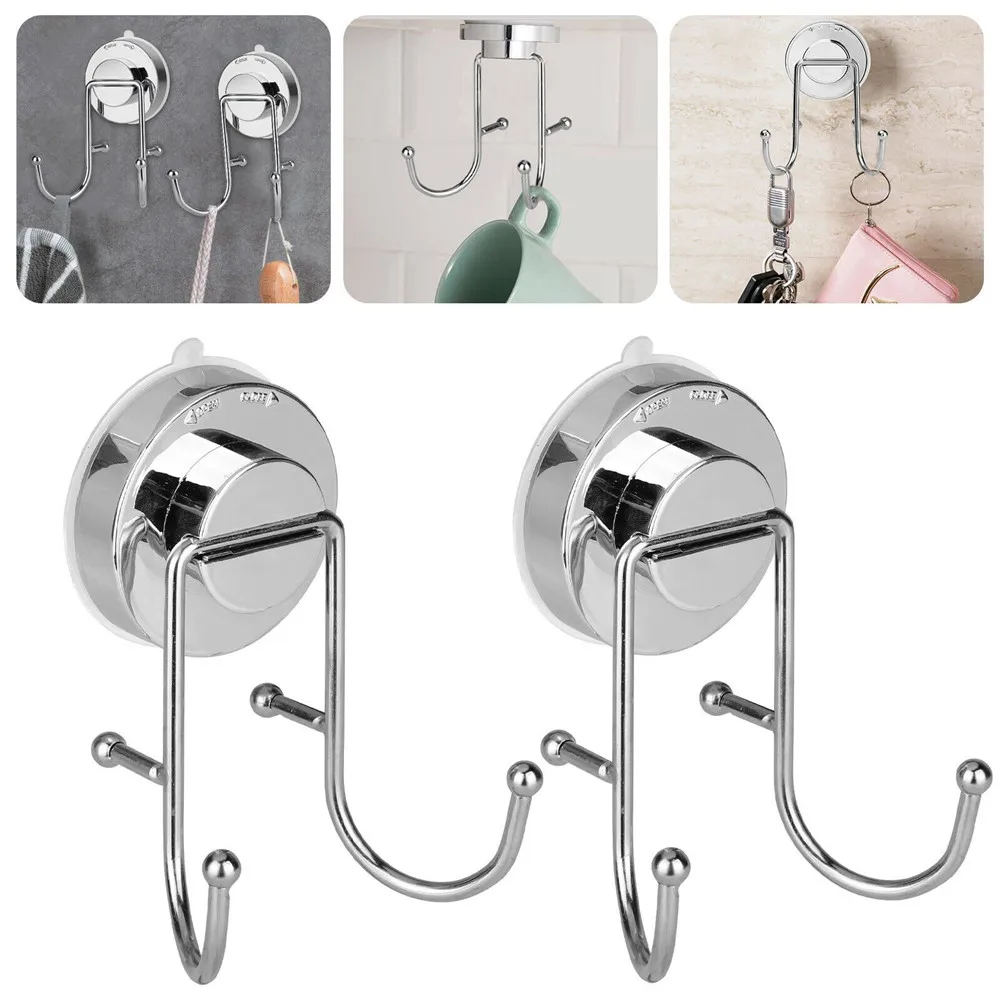 2 Pcs Vacuum Wall Hook Hanger Holder Bathroom Kitchen Ceramic Tile Towel Hook Stainless Steel Suction Cup Double Hook Towel Rack
2 Pcs Vacuum Wall Hook Hanger Holder Bathroom Kitchen Ceramic Tile Towel Hook Stainless Steel Suction Cup Double Hook Towel Rack