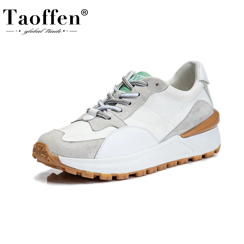 TAOFFEN Real Leather Women Sneakers Fashion Platform Spring Shoes Woman New Arrival Casual Daily Lady Heel Footwear Size 35-40
TAOFFEN Real Leather Women Sneakers Fashion Platform Spring Shoes Woman New Arrival Casual Daily Lady Heel Footwear Size 35-40
