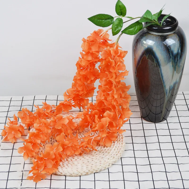 5 Pcs Artificial Wisteria Flower String Home Indoor Decoration Ceiling Hydrangea Vine Wedding Backdrops Decoration Flower Rattan
5 Pcs Artificial Wisteria Flower String Home Indoor Decoration Ceiling Hydrangea Vine Wedding Backdrops Decoration Flower Rattan