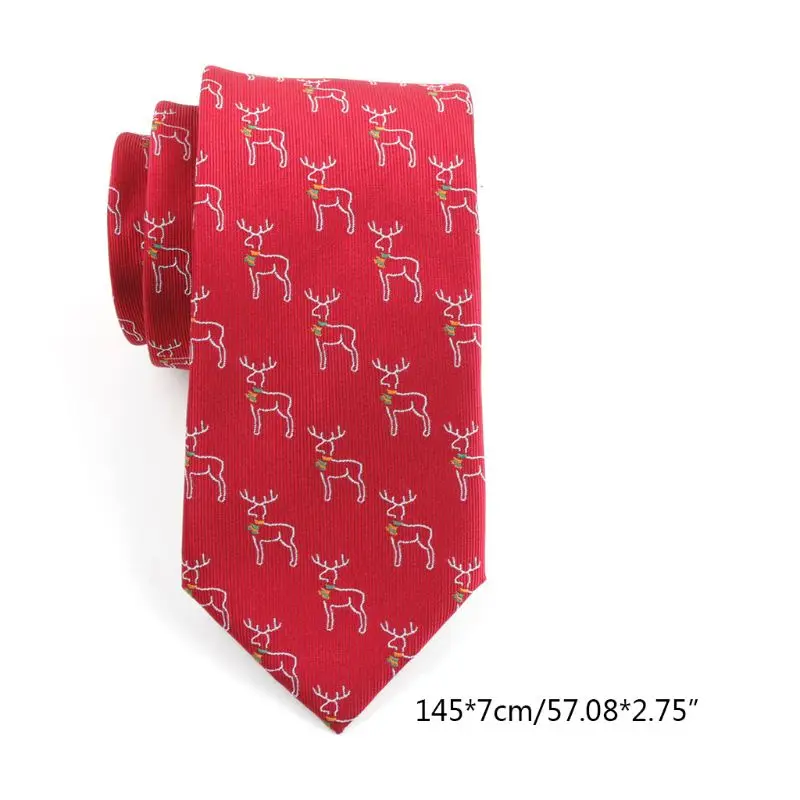 145x7cm Mens Christmas Ties Cute Colored Xmas Tree Santa Claus Printed Holiday Festival Party Jacquard Arrow Nectie Costume 
145x7cm Mens Christmas Ties Cute Colored Xmas Tree Santa Claus Printed Holiday Festival Party Jacquard Arrow Nectie Costume
