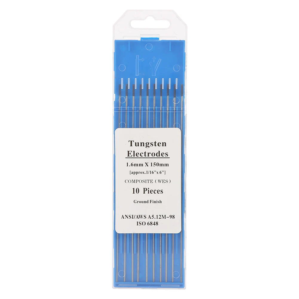 10 pcs Purple Composite Tungsten Electrode Head Tungsten Needle TIG Tungsten Rod 1.6*150mm
10 pcs Purple Composite Tungsten Electrode Head Tungsten Needle TIG Tungsten Rod 1.6*150mm
