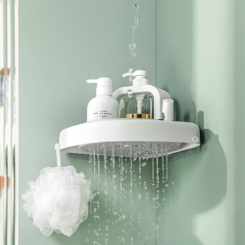 Bathroom Corner Storage Rack 360 Rotation Wall Organizer Punch-free Shampoo Sponge Storage Shelf Kitchen Bathroom Organizer
Bathroom Corner Storage Rack 360 Rotation Wall Organizer Punch-free Shampoo Sponge Storage Shelf Kitchen Bathroom Organizer