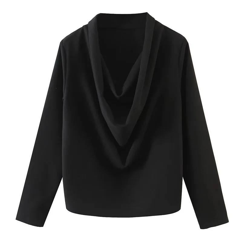ZXQJ Women Elegant Black Solid Shirts 2021 Autumn Fashion Ladies Chic Long Sleeve Shirts Female Satin Pile Collar Blouse
ZXQJ Women Elegant Black Solid Shirts 2021 Autumn Fashion Ladies Chic Long Sleeve Shirts Female Satin Pile Collar Blouse