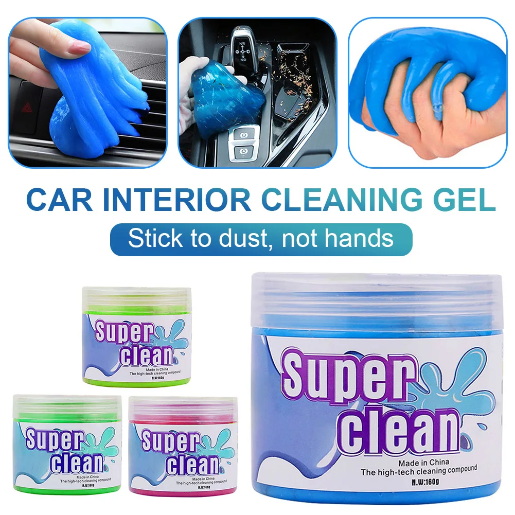 160g Super Dust Cleaner Clay Car Interior Cleaning Gel Dust Remover Cleaning Slime Detailing Putty Keyboard Air Vent Computer
160g Super Dust Cleaner Clay Car Interior Cleaning Gel Dust Remover Cleaning Slime Detailing Putty Keyboard Air Vent Computer