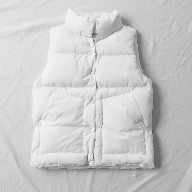 Autumn Winter Women Solid Loose Vest Drawstring Stand Collar Short Vest Jacket Padded Women's Windproof Warm Waistcoat G08
Autumn Winter Women Solid Loose Vest Drawstring Stand Collar Short Vest Jacket Padded Women's Windproof Warm Waistcoat G08