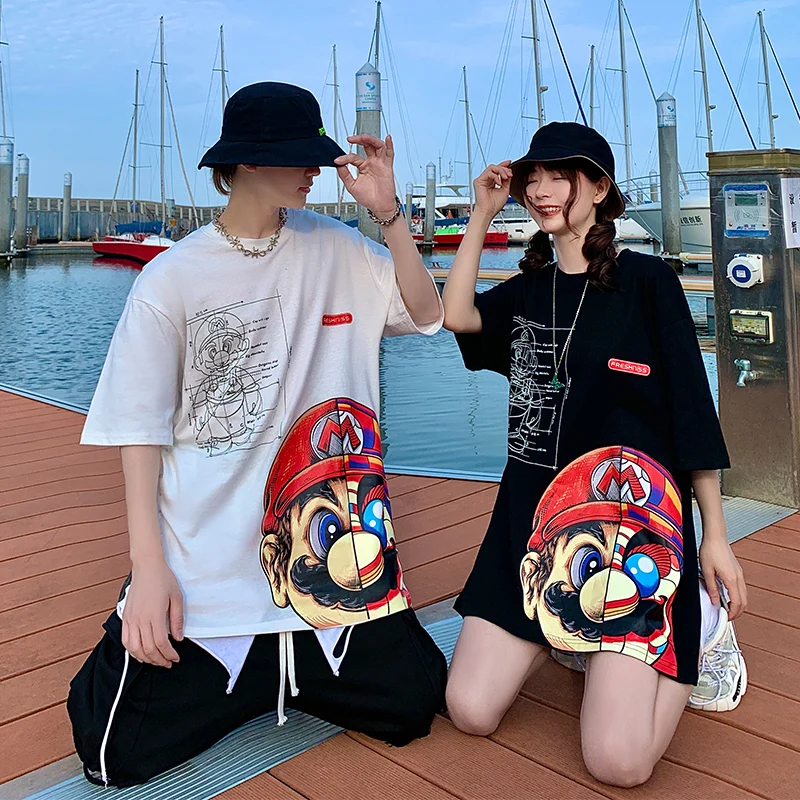 Women T Shirt Dark Anime Cartoon Print T-shirt 2020 Korean Ins Loose Wild Harajuku Top Tide Female Plus Size Game Humanities
Women T Shirt Dark Anime Cartoon Print T-shirt 2020 Korean Ins Loose Wild Harajuku Top Tide Female Plus Size Game Humanities