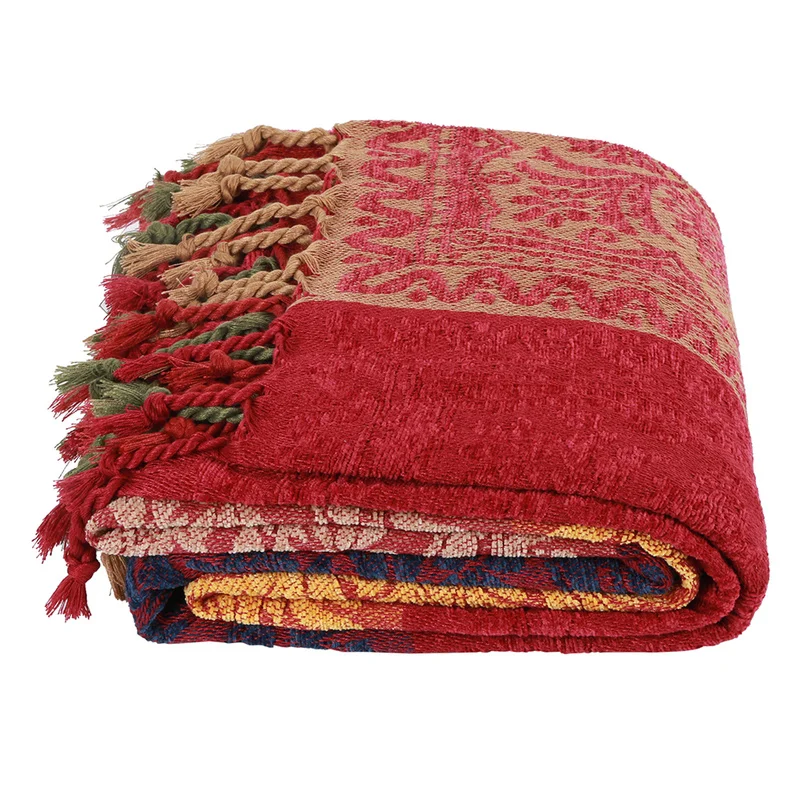 Retro Chenille Fabric Blanket Sofa Chair Cover Decor Throw Colorful Geometric Pattern Car Home Office Warm Blankets 150x190cm
Retro Chenille Fabric Blanket Sofa Chair Cover Decor Throw Colorful Geometric Pattern Car Home Office Warm Blankets 150x190cm