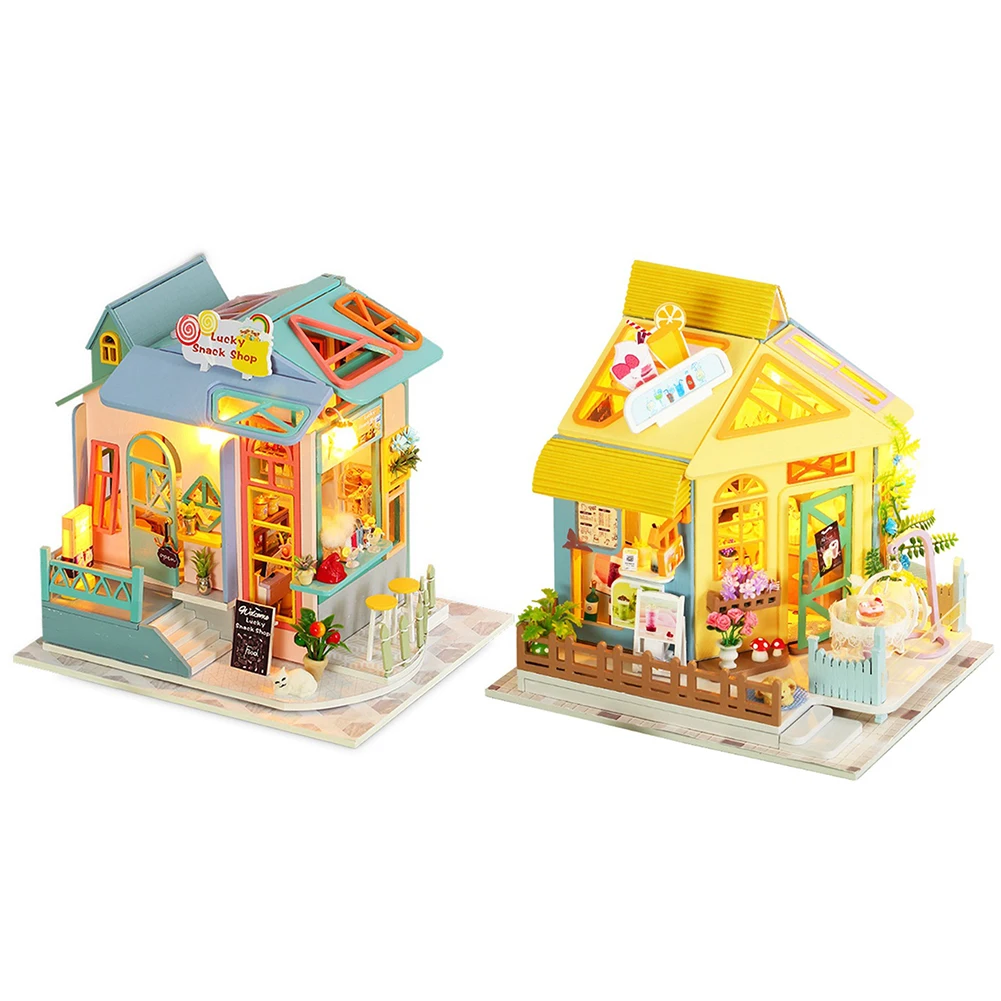 DIY Art Hut Dollhouse Handmade Assembly Model Miniature Building Blocks Leisure Time Wooden Crafts 3D Doll House Children Gifts
DIY Art Hut Dollhouse Handmade Assembly Model Miniature Building Blocks Leisure Time Wooden Crafts 3D Doll House Children Gifts
