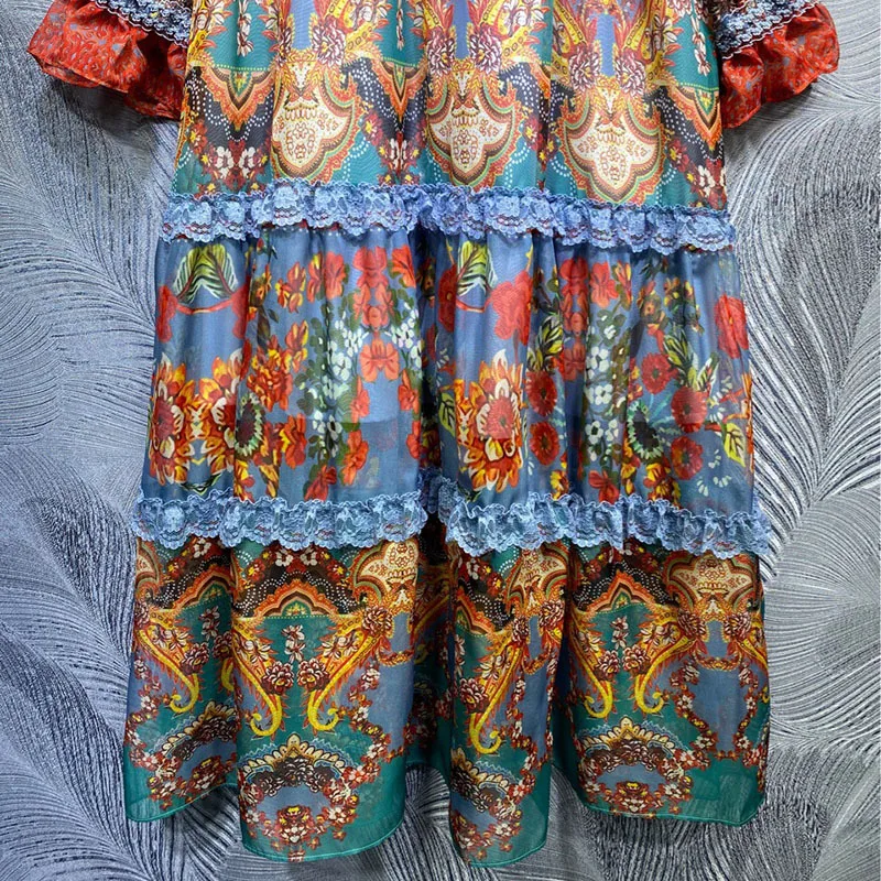 GVUW celebrity dresses Fengyingying women's clothing waist elastic printing bead long dress Bimba y Dress for girls
GVUW celebrity dresses Fengyingying women's clothing waist elastic printing bead long dress Bimba y Dress for girls