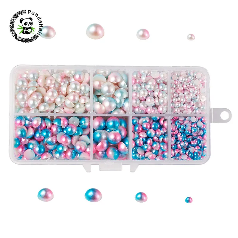 Pandahall 1 коробка с искусственным жемчугом, акриловые Кабошоны для ювелирных изделий, сделай сам, сделать купол/полукруглый разных цветов 4 ~ 10x2...
Pandahall 1 коробка с искусственным жемчугом, акриловые Кабошоны для ювелирных изделий, сделай сам, сделать купол/полукруглый разных цветов 4 ~ 10x2...