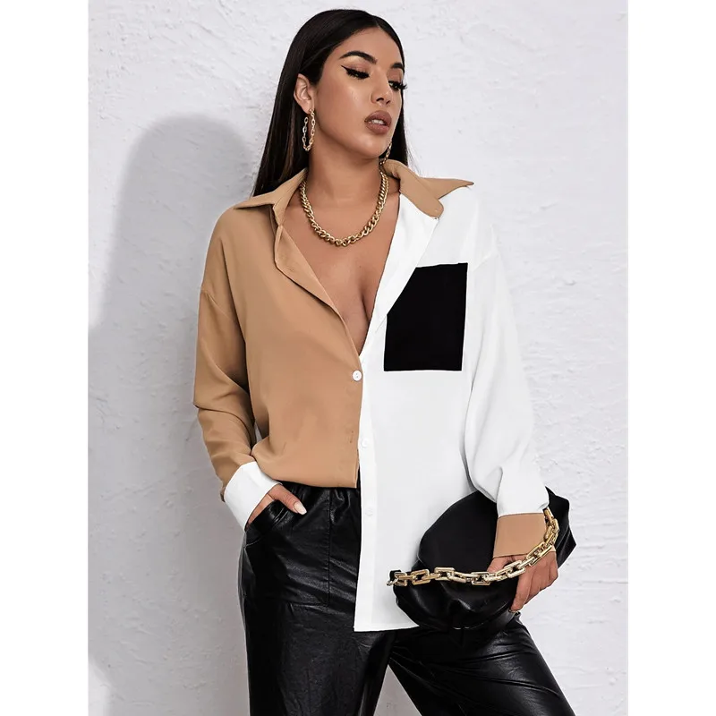 New Long Sleeve Shirts Irregular Elegant Bow Tie Chiffon Tunic Loose 2021 Autumn Women Fashion Work Office Fit Fashion Tide
New Long Sleeve Shirts Irregular Elegant Bow Tie Chiffon Tunic Loose 2021 Autumn Women Fashion Work Office Fit Fashion Tide