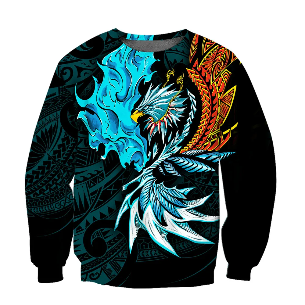 CLOOCL Polynesian Sweatshirt 3D Graphic Polynesian Tribal Eagle Pattern Sweatshirts Polyester Sportswear Harajuku Men Clothing
CLOOCL Polynesian Sweatshirt 3D Graphic Polynesian Tribal Eagle Pattern Sweatshirts Polyester Sportswear Harajuku Men Clothing