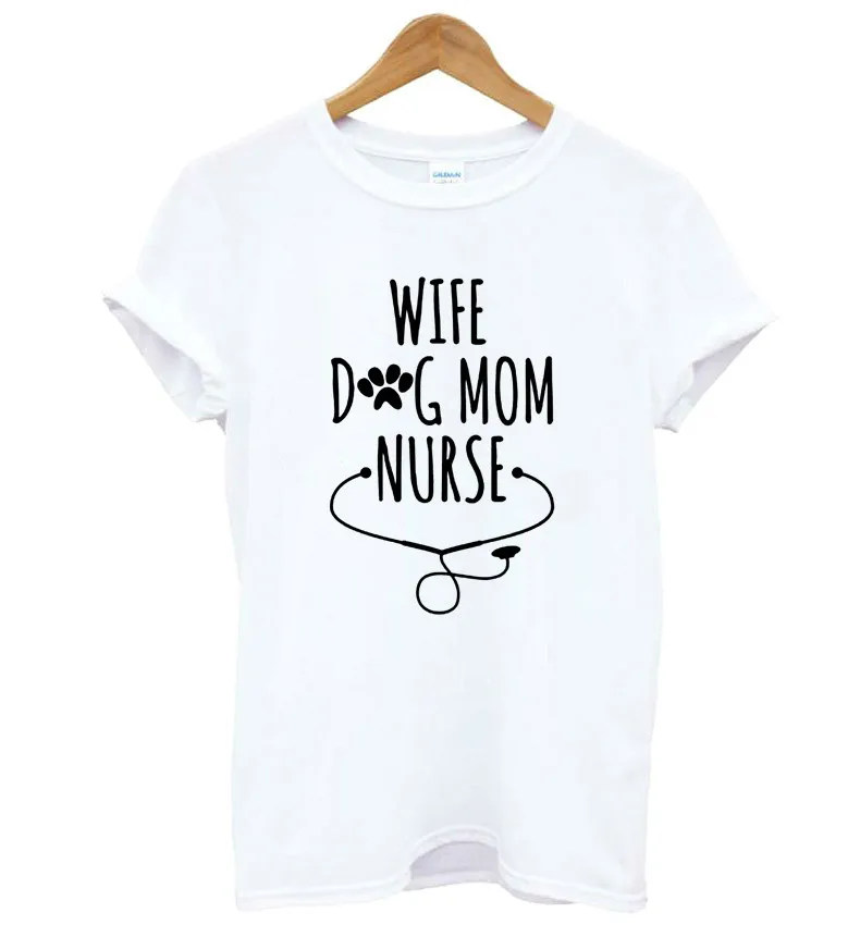 Women T Shirt Wife Dog Mom Nurse Print Tshirt Women Short Sleeve O Neck Loose T-shirt Ladies Summer Causal Tee Shirt Clothes
Women T Shirt Wife Dog Mom Nurse Print Tshirt Women Short Sleeve O Neck Loose T-shirt Ladies Summer Causal Tee Shirt Clothes