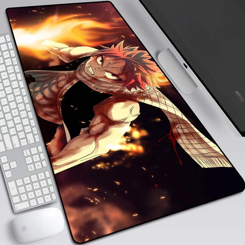 Большой коврик для мыши Fairy Tail 3 мм с аниме водонепроницаемый компьютерных игр