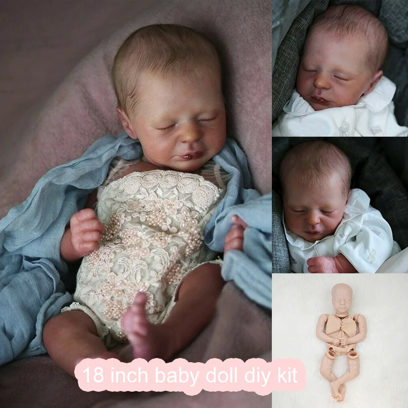 Reborn Kit 18Inch Lifelike Newborn Aspen Sleeping Baby Vinyl Unpainted Unfinished Doll Parts DIY Blank Gifts for Kids
Reborn Kit 18Inch Lifelike Newborn Aspen Sleeping Baby Vinyl Unpainted Unfinished Doll Parts DIY Blank Gifts for Kids