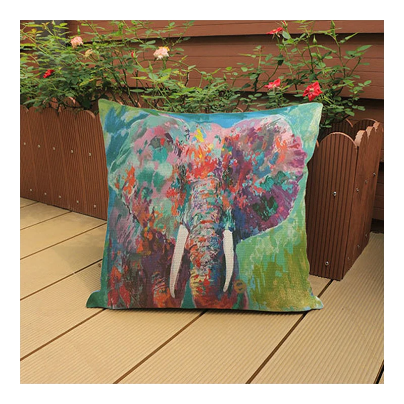 Elephant Throw Pillow case Vintage Cotton Linen Sofa Chair Seat Cushion Cover Decorative Pillowcase Home Decoration
Elephant Throw Pillow case Vintage Cotton Linen Sofa Chair Seat Cushion Cover Decorative Pillowcase Home Decoration