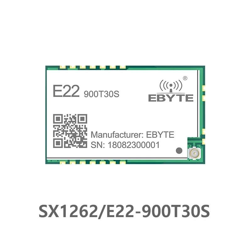 

E22-900T30S SX1262 1W UART LoRa TCXO 915mhz Module Wireless Module 868MHz Long Range IoT SMD IPEX Interface transmitter