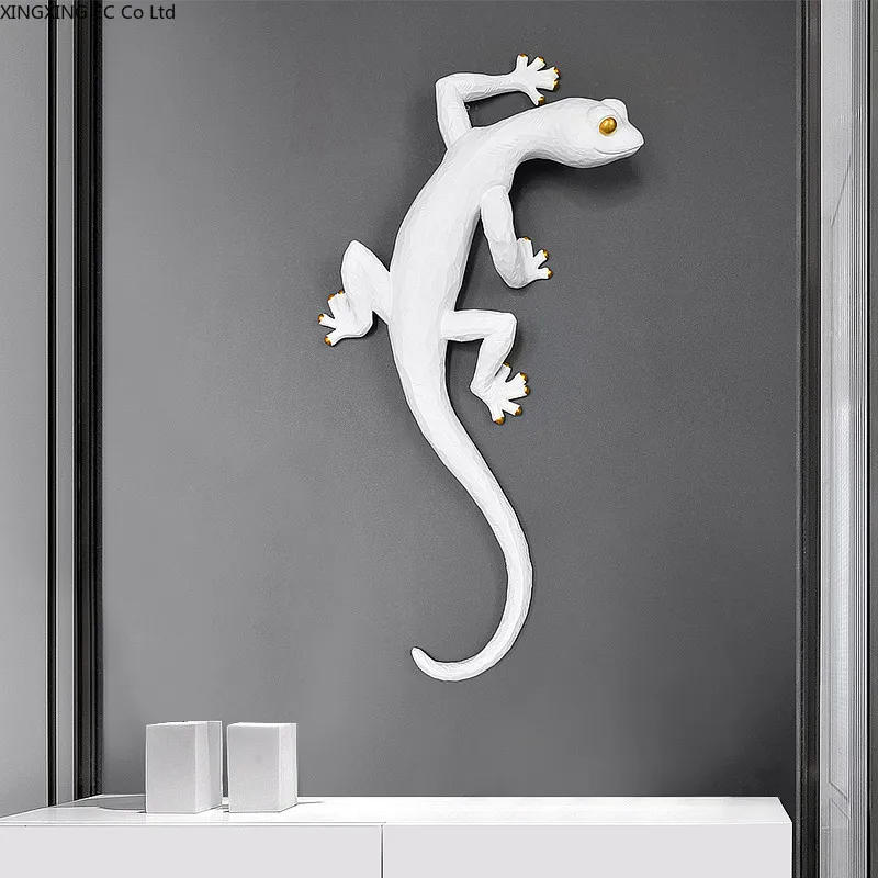 Modern Living Room Background Wall Decoration Wall Hanging Creative Gecko Pendant Three-dimensional Animal Pendant Personality
Modern Living Room Background Wall Decoration Wall Hanging Creative Gecko Pendant Three-dimensional Animal Pendant Personality