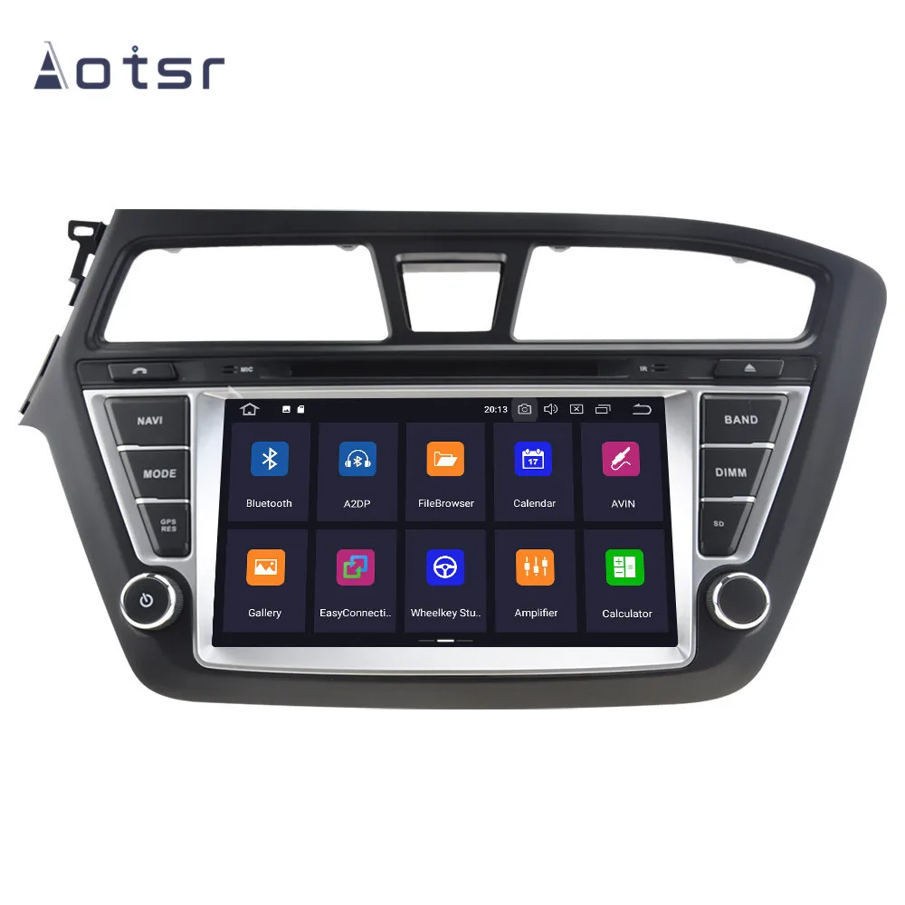 DSP Android 10 0 Автомобильная фотомагнитола для Hyundai i20 2014-2017 автомобильная