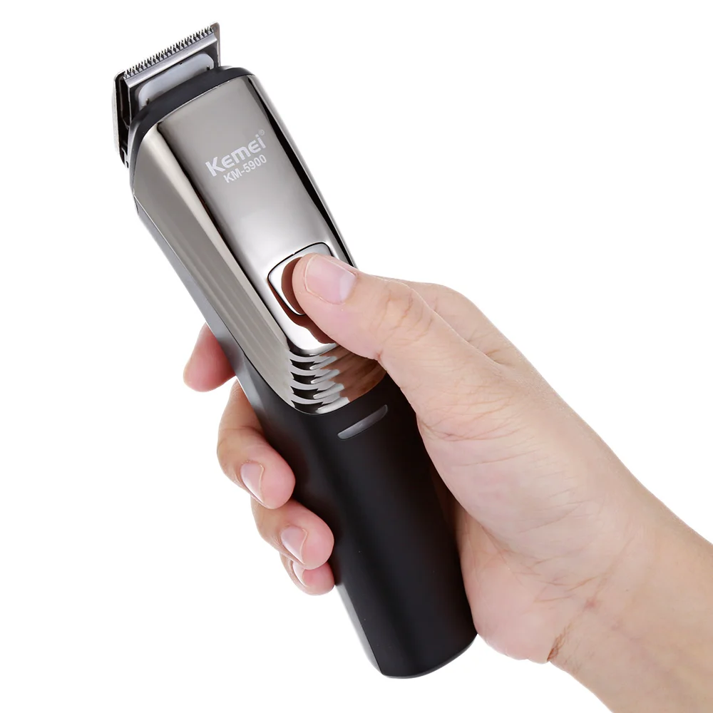 Kemei-5900 6 In 1 New Washable Rechargeable Hair Trimmer Electric Hair Clipper Razor Shaver Beard Trimmer Men's Hair Cut Machine
Kemei-5900 6 In 1 New Washable Rechargeable Hair Trimmer Electric Hair Clipper Razor Shaver Beard Trimmer Men's Hair Cut Machine