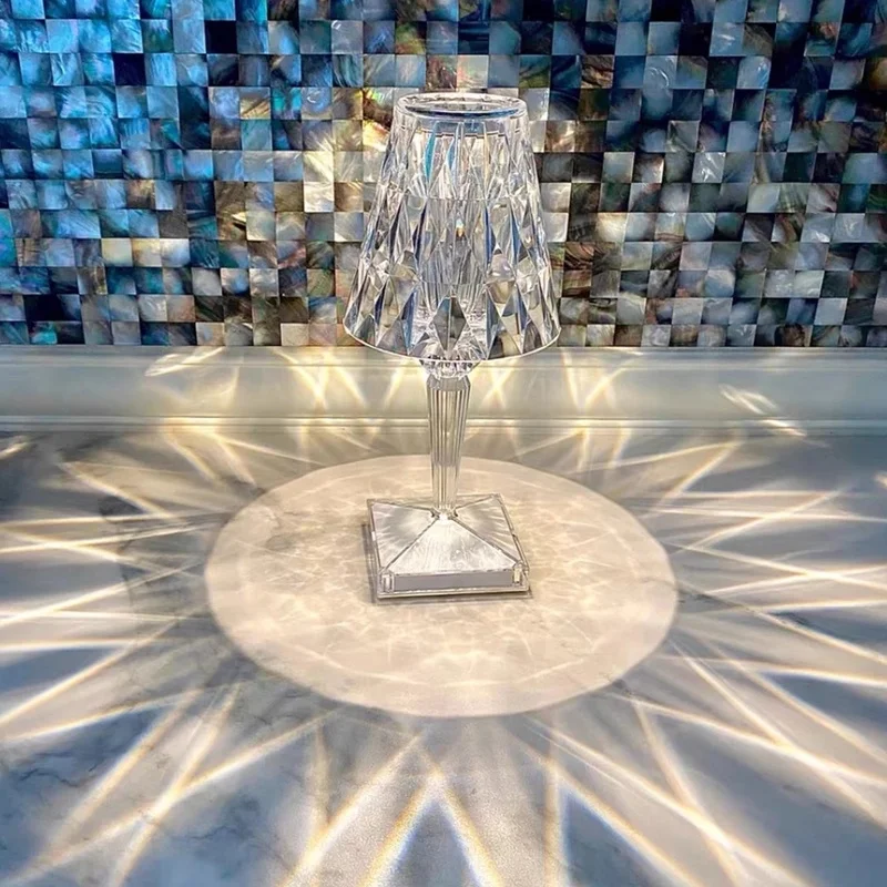 NEW Italy Design Acrylic Kartell Table Lamp Rechargeble Crystal Art Decor LED Night Light Touch Lamp for Bedroom Living Room
NEW Italy Design Acrylic Kartell Table Lamp Rechargeble Crystal Art Decor LED Night Light Touch Lamp for Bedroom Living Room
