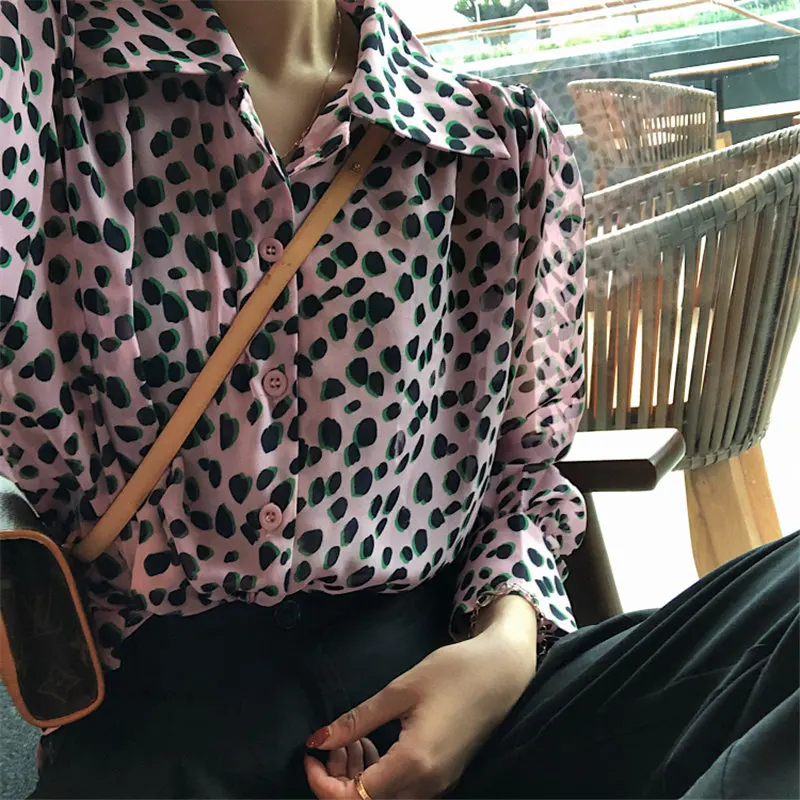 HziriP Women Leopard Office Lady Animal Print Sexy 2021 Brief Streetwear Blouses Loose Slender All Match Slim Casual Chic Shirts
HziriP Women Leopard Office Lady Animal Print Sexy 2021 Brief Streetwear Blouses Loose Slender All Match Slim Casual Chic Shirts