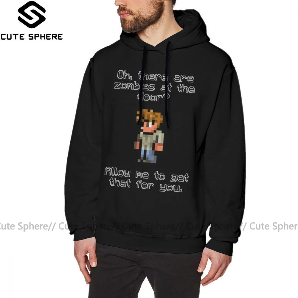 Terraria Hoodie Guide Likes Zombies Hoodies XXXL Black Pullover Hoodie Autumn Long Sleeve Streetwear Popular Male Cotton Hoodies
Terraria Hoodie Guide Likes Zombies Hoodies XXXL Black Pullover Hoodie Autumn Long Sleeve Streetwear Popular Male Cotton Hoodies