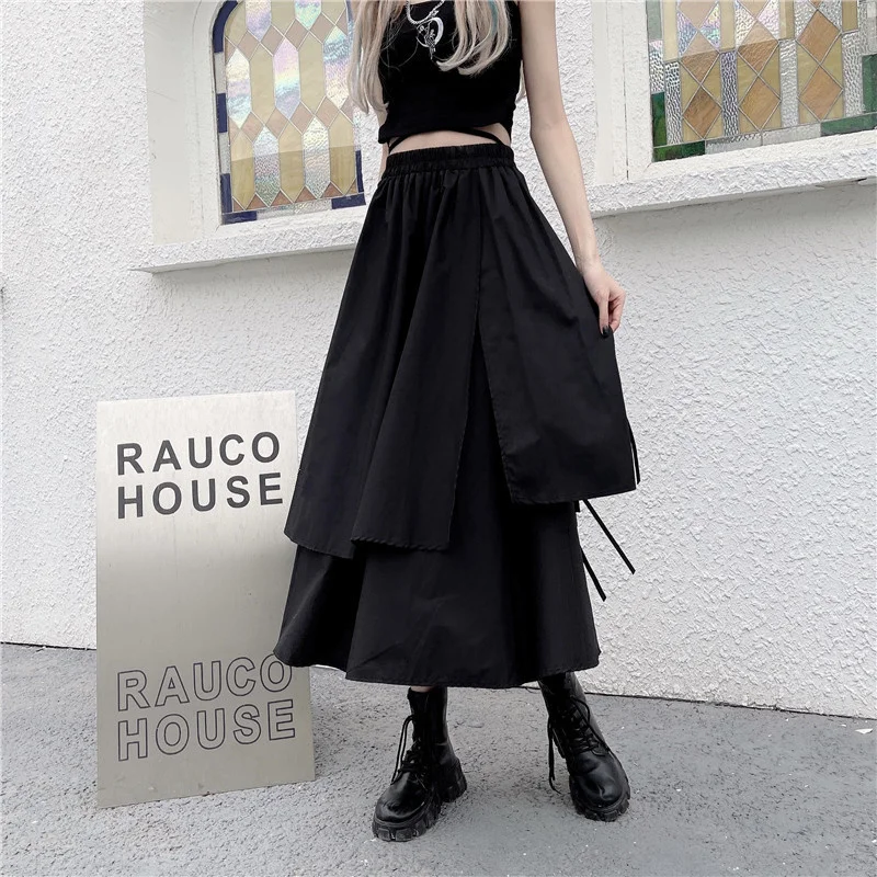 Black Irregular Skirt for Women Spring/Summer New Long Dress Dark Yamamoto Style Personality Casual Skirt Mid-Length Fashion
Black Irregular Skirt for Women Spring/Summer New Long Dress Dark Yamamoto Style Personality Casual Skirt Mid-Length Fashion