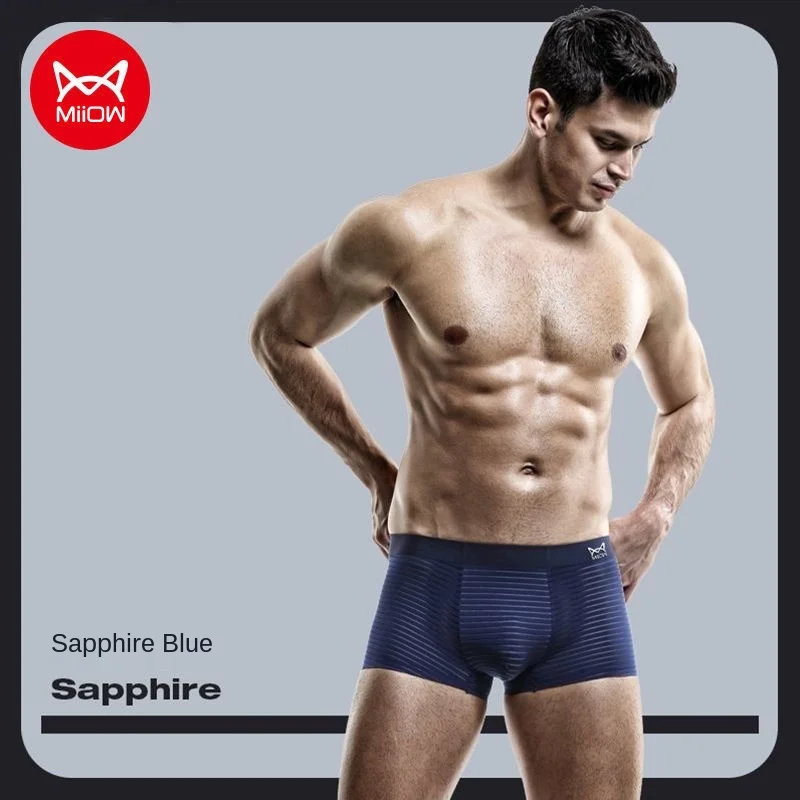 Brand MiiOW Men's Panties New Fashion Sexy Trend Loose Ice Cream Flat Pants Antibacterial Breathable Adult 3 Pieces
Brand MiiOW Men's Panties New Fashion Sexy Trend Loose Ice Cream Flat Pants Antibacterial Breathable Adult 3 Pieces