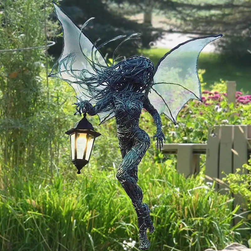 Dancing Fairy Statue Steel Wire Fairy Garden Miniature Sculptures Mythical Faery Garden Dandelion Figurine Fairies Pixies Decor
Dancing Fairy Statue Steel Wire Fairy Garden Miniature Sculptures Mythical Faery Garden Dandelion Figurine Fairies Pixies Decor