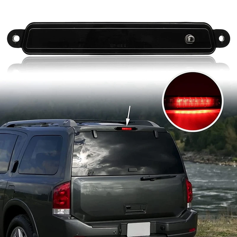 Светодиодный 3-й третий стоп светильник для Nissan-Armada 2005-2015 Pathfinder-Armada 2004 Infiniti QX56 2004-2010 26590-7S000, черный
Светодиодный 3-й третий стоп светильник для Nissan-Armada 2005-2015 Pathfinder-Armada 2004 Infiniti QX56 2004-2010 26590-7S000, черный