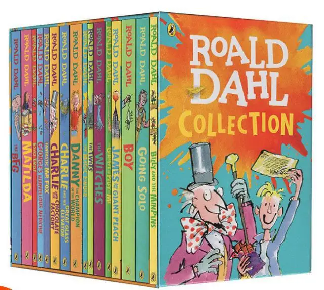 Набор из 16 книг Roald Dahl, Детская литература, английские картинки, книга с новыми историями, раннее обучение, чтение для детей
Набор из 16 книг Roald Dahl, Детская литература, английские картинки, книга с новыми историями, раннее обучение, чтение для детей