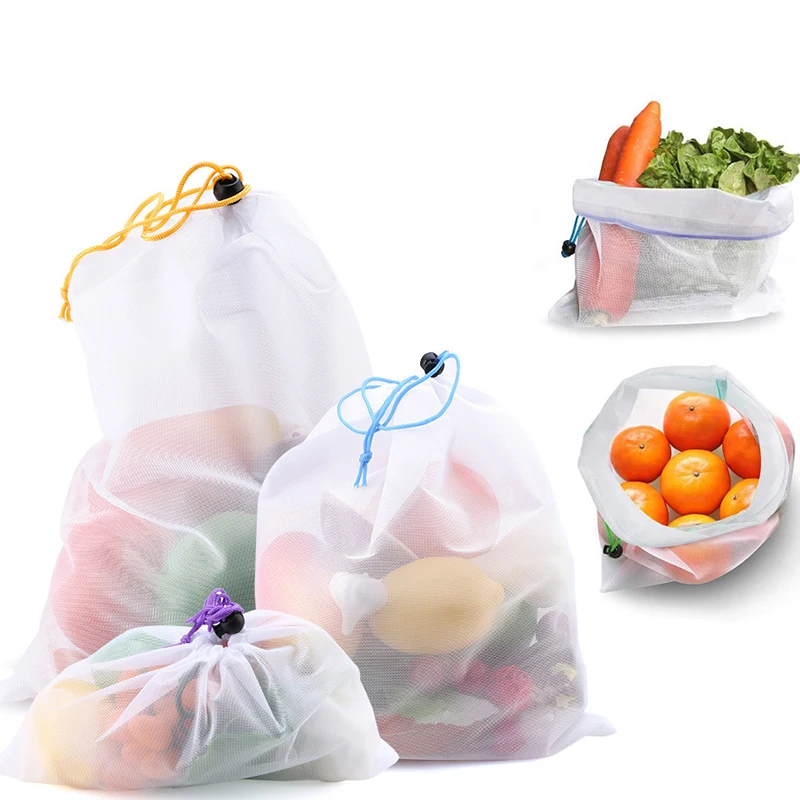 Reusable Fruit Vegetable Bags Colorful Mesh Bags Environmentally Friendly Washable Bags Kitchen Food Storage Bags Toys Sundries
Reusable Fruit Vegetable Bags Colorful Mesh Bags Environmentally Friendly Washable Bags Kitchen Food Storage Bags Toys Sundries