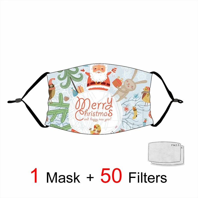 Adult Christmas Mask Dust-proof Holiday Mask Reusable Santa Earrings Adult Masks Outdoor Comfortable Washable Fabric Funny Mask
Adult Christmas Mask Dust-proof Holiday Mask Reusable Santa Earrings Adult Masks Outdoor Comfortable Washable Fabric Funny Mask