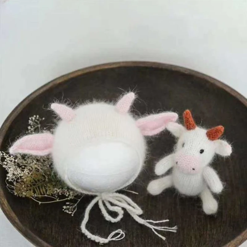Newborn Photography calf hat and doll infant Knitted Beanies clothing baby girl boy clothes crochet accessories
Newborn Photography calf hat and doll infant Knitted Beanies clothing baby girl boy clothes crochet accessories