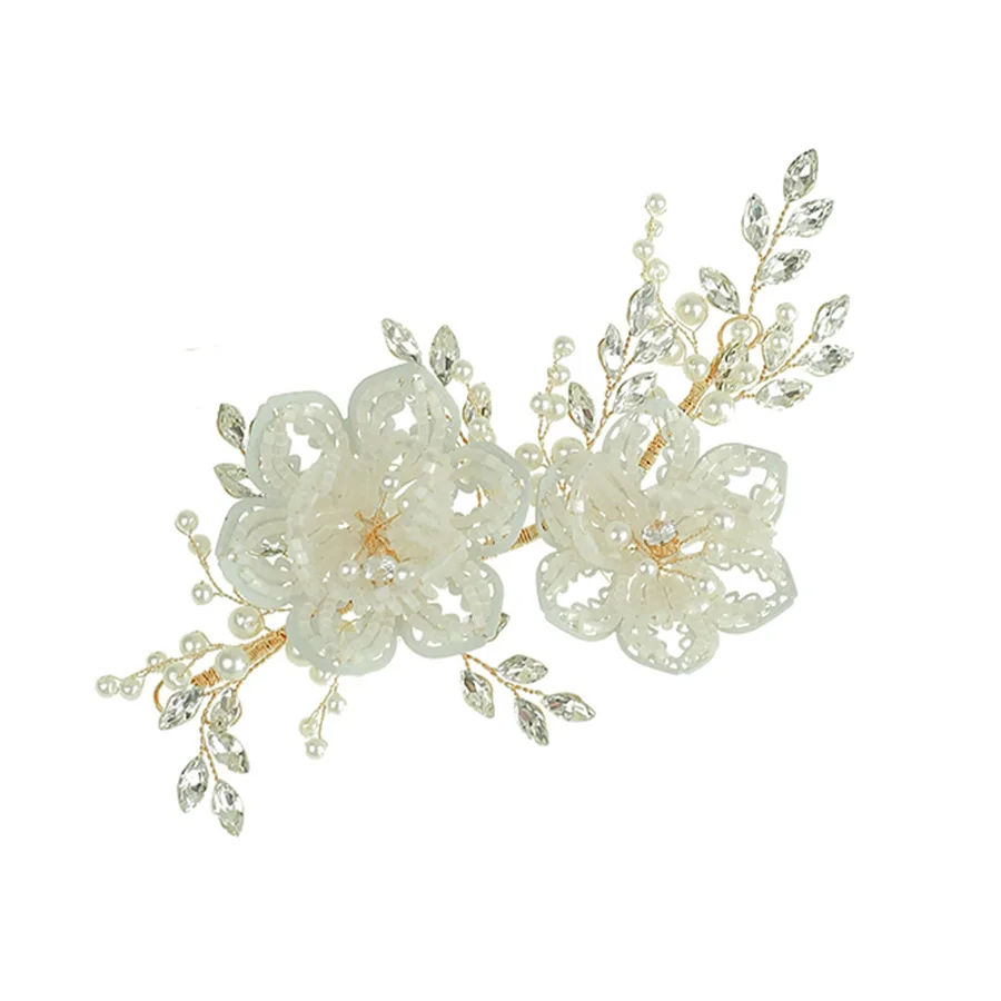 Side Flower Hair Ornaments Pure Handmade Pearl Beads Women Barrettes Bride Hair Jewelry Wedding Hair Accessories for Women
Side Flower Hair Ornaments Pure Handmade Pearl Beads Women Barrettes Bride Hair Jewelry Wedding Hair Accessories for Women