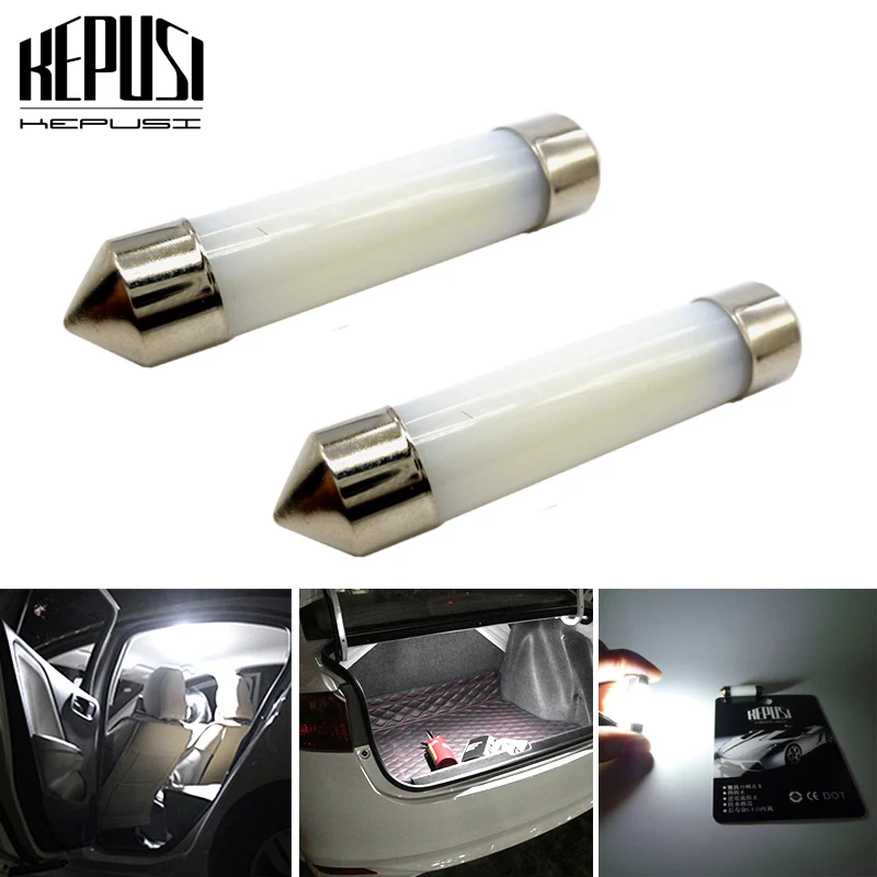 2x C5w C10w LED Light Festoon Dome Lamp Interior Reading Light License Plate Lamp 31mm 36mm 39mm 41mm 212-2 6418 White
2x C5w C10w LED Light Festoon Dome Lamp Interior Reading Light License Plate Lamp 31mm 36mm 39mm 41mm 212-2 6418 White