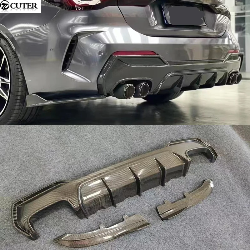 G22 4 Series Carbon Fiber FRP Rear Bumper Diffuser Aprons Side Splitter For Bmw G22 425i 430i 2020
G22 4 Series Carbon Fiber FRP Rear Bumper Diffuser Aprons Side Splitter For Bmw G22 425i 430i 2020