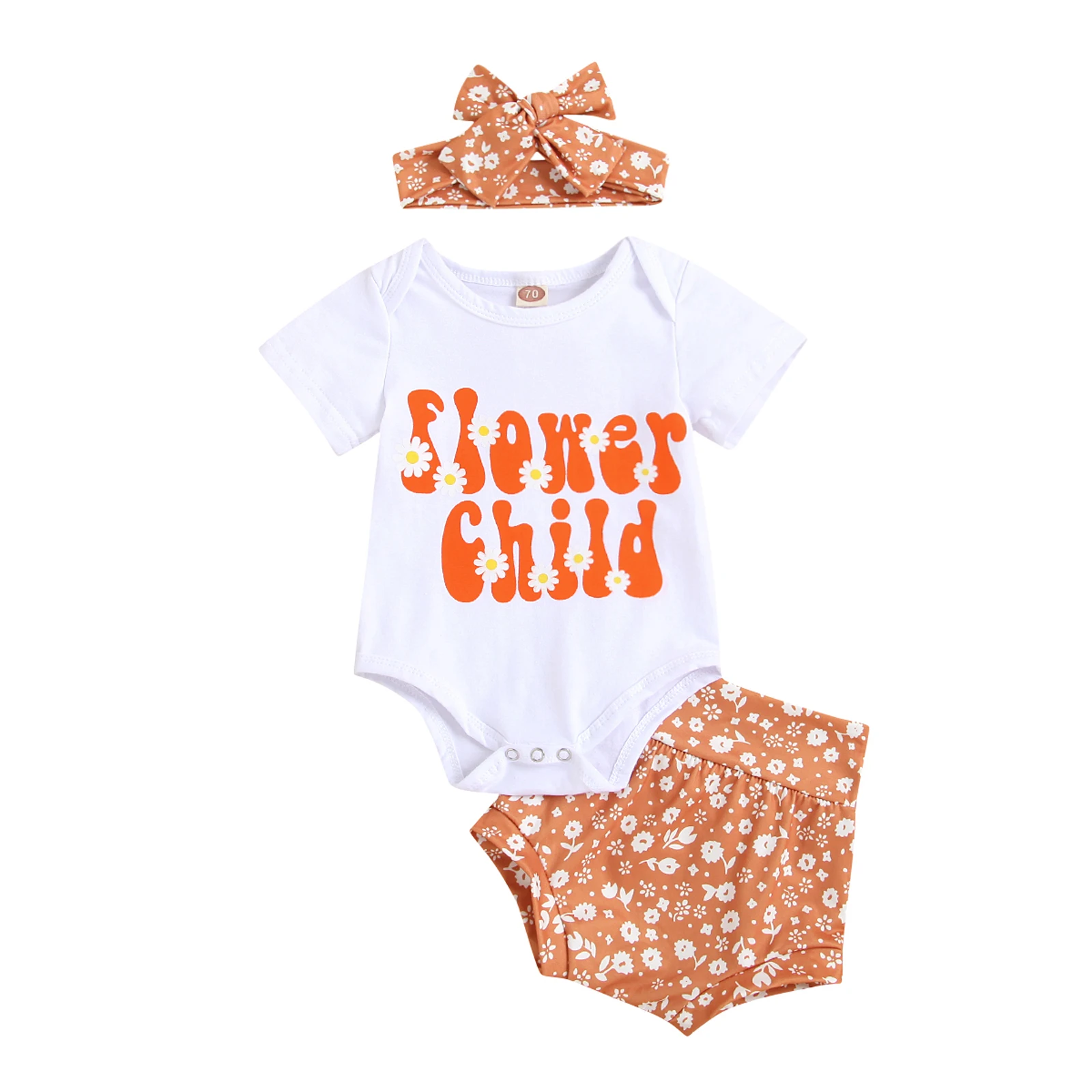 2021 Baby Girls Clothes Sets Summer Infant Outfits Short Sleeve Romper Tops Flower Shorts Headband Cute 3Pcs Toddler Clothing
2021 Baby Girls Clothes Sets Summer Infant Outfits Short Sleeve Romper Tops Flower Shorts Headband Cute 3Pcs Toddler Clothing