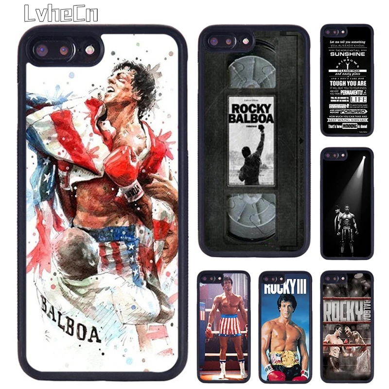 LvheCn Rocky Balboa чехол для телефона с мотивацией бокса iPhone 5 6 7 8 Plus 11 12 Pro X XR XS Max Samsung galaxy S7