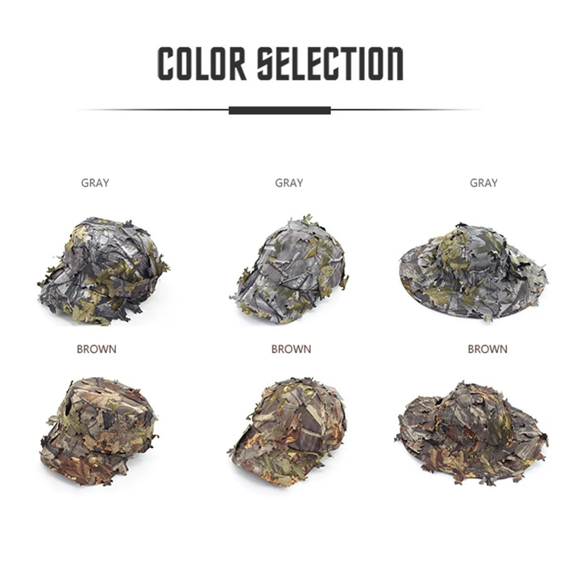War Game Camouflage Sniper Cap Camouflage Summer Cap Bucket Camping Hat Jungle Hat THJ99
War Game Camouflage Sniper Cap Camouflage Summer Cap Bucket Camping Hat Jungle Hat THJ99