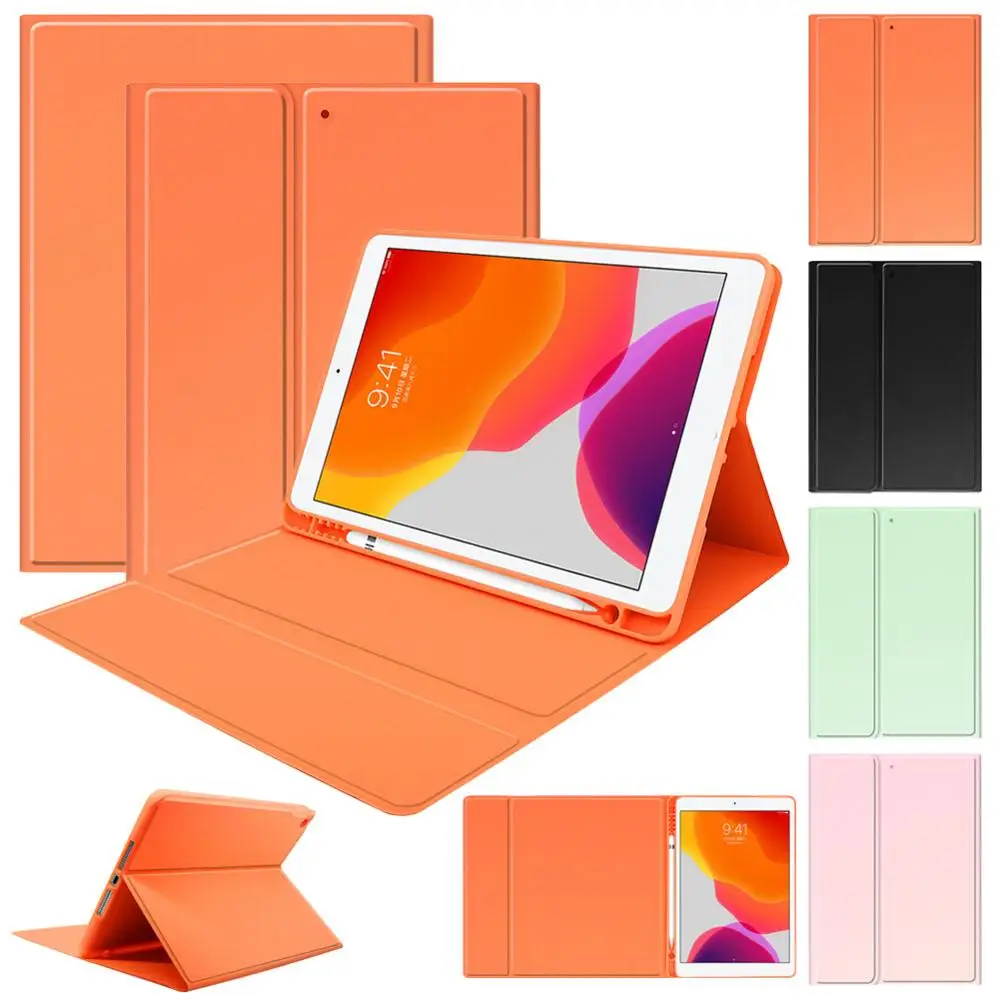 Фото Для iPad 7th 10 2 дюймов Bluetooth клавиатура чехол с карандаш держатель для 8th Gen