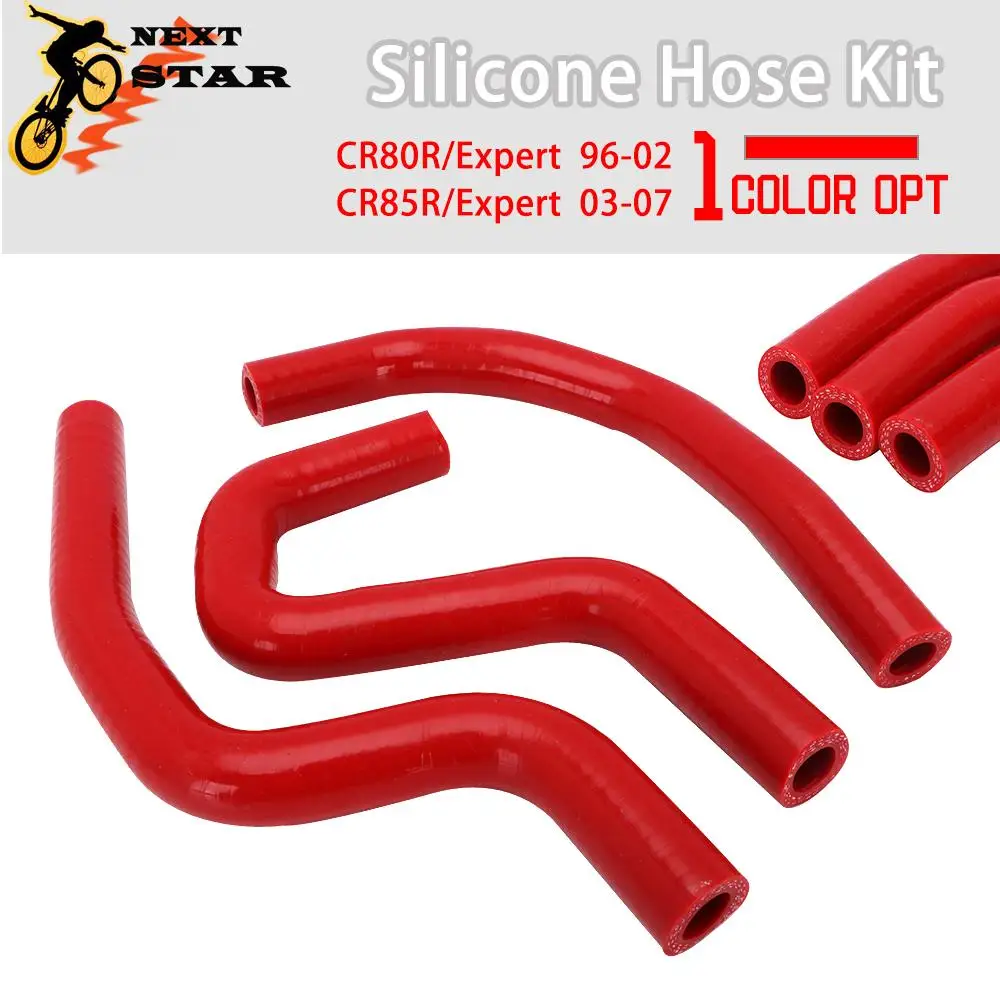 Motorcycle Red Radiator Hoses Set For Honda CR80R/Expert CR 80R 1996-2002 CR85R/Expert CR 85R 2003-2007
Motorcycle Red Radiator Hoses Set For Honda CR80R/Expert CR 80R 1996-2002 CR85R/Expert CR 85R 2003-2007