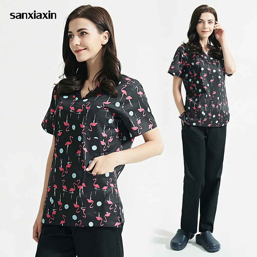 100% хлопковая футболка с короткими рукавами для салонов красоты рабочие костюмы с v-образным вырезом с ажурной кромкой на униформы женщина п... 
100% хлопковая футболка с короткими рукавами для салонов красоты рабочие костюмы с v-образным вырезом с ажурной кромкой на униформы женщина п...