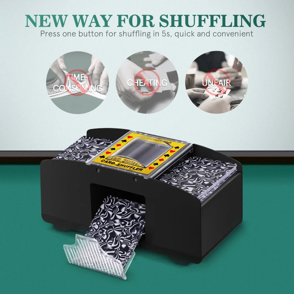 Garneck Board Game Poker Electric Automatic Poker Shuffler Casino Robot Shuffler
Garneck Board Game Poker Electric Automatic Poker Shuffler Casino Robot Shuffler
